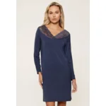 Lingadore Heather nachthemd in blauw