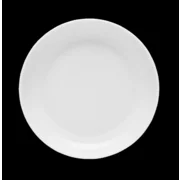 Lubiana porselein Rondo wit plat bord 22 cm (dessertbord)