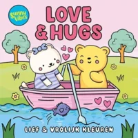 Boek - Kleurboek - Sunny vibes - Comfy & cosy - Love & hugs