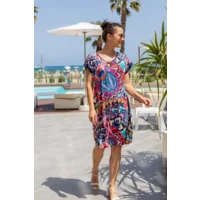 Mitjans Zomerkleed: Kapmouw, blauwe afwerking, tot maat 52 ( MIT.124 )