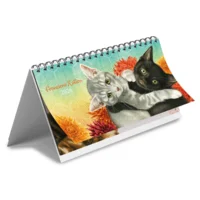 Bureau kalender - 2026 - Franciens katten - 21x14cm