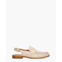 Mjus Zuleya Roomwit Dames Slingbackloafers