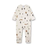 Sanetta Romper pyjama Baby's: Beige, Vosjes motief ( SAN.170 )