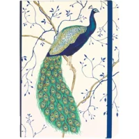 Notitieboek - Compact journal - Peacock - 13x18cm