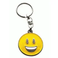 Emoji metalen sleutelhanger - big smile