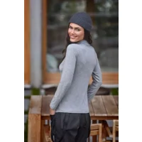 Janira Dames Thermisch onderhemd: Warm Nature, Rolkraag, tencel & wol, Ivory ( JAN.314 )