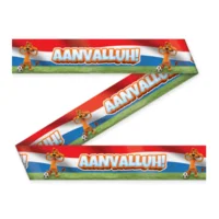 Afzetlint - Loeki de leeuw - Aanvalluh! - Rood wit blauw