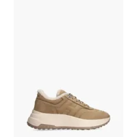 Hogan Hi-Fi Lichtbruin Damessneakers