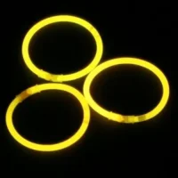 Gele glow armbanden