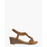Ella Cruz Zazou Bruin Damessandalen