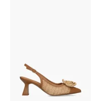 Di Lauro Deriva Bruin Dames Slingbacks