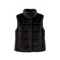 Frank Walder Bodywarmer: Mocha ( bruin ), teddy ( BRA.361 )