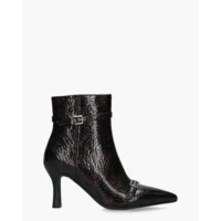 Di Lauro Bibiana Zwart/Donkerrode Dameslaarzen