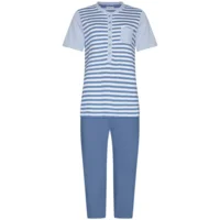 Pastunette – Stripe – 121261-126-1 – Pyjama – Stone Blue