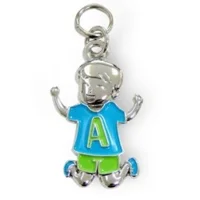Bedeltje - A - Jongen - Charms for you