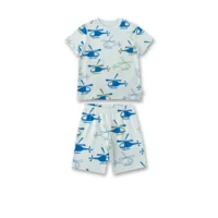Sanetta Jongens pyjama: Korte mouw / short, Helikopter ( SAN.95 )