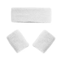 Zweetbandjes - Wit - Set - 3dlg.