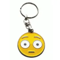 Emoji metalen sleutelhanger - blushing