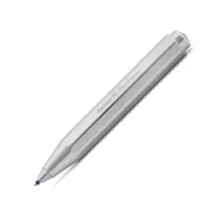 Kaweco Sport Aluminium balpen Zilver raw polish Zonder clip