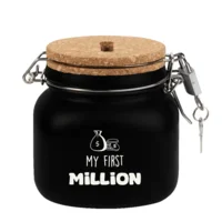 Spaarpot - My first million - Glas - 10,5x11x12,5cm