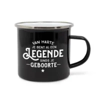 Mok - Lekker stoer - Gefeliciteerd - Metaal