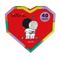Liefde is..... jij en ik - Spreuken en cartoons - In hartdoosje