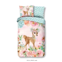 Kinder dekbedovertrek met lief hertje