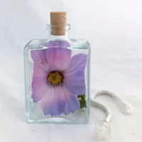 Olielamp Capri met Bloem (200 ml)