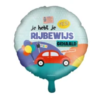 Folieballon - Je hebt je Rijbewijs - 46cm - Zonder vulling