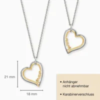 Engelsrufer Ketting ERN-FOREVER-BIG met hartje