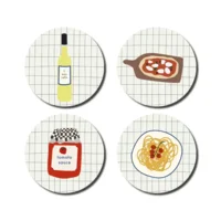 Onderzetters Italië x4 De Lange Tafel