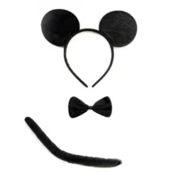 Verkleedset - Muis - Diadeem, staart & strik