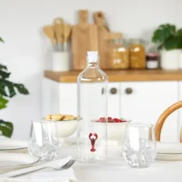 Waterfles Karaf Kreeft 1.2L Glas | Balvi