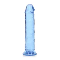 RealRock Crystal Clear Dildo 18 cm