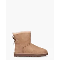 UGG Mini Bailey Bow II Rocky Oak Dames Enkelboots