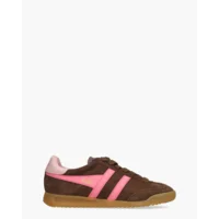 Gola Torpedo Bruin/Roze Damessneakers