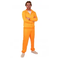 Kostuum - Trainingspak - Oranje - Neon - XXL