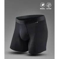 Loïc Henri Boxershort: Zwart, met ondersteuning aan de intieme zone ( HEN.1 )