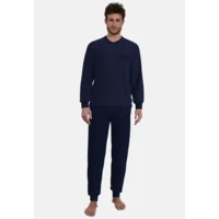 Gotzburg pyjama Heren: Blauw, 100% Katoen ( GOT.73 )
