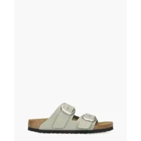Birkenstock Arizona Big Buckle Groen Damesslippers