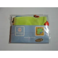 Labeldoekje blauw/groen Snooze baby