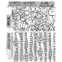 Tim Holtz Cling stamp Scribbles & spirals