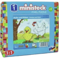 Ministeck - Mozaïek - Kip en kuiken - Travelbox - 300dlg.