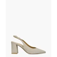 Di Lauro Wiby Goud Dames Slingbackpumps