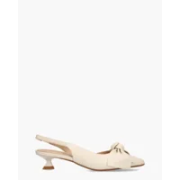 Di Lauro Danae Roomwit Dames Slingbackpumps