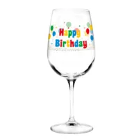 Wijnglas - Happy birthday - 0,5L - 21,8cm - In doosje