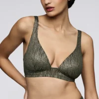 Sarda Tabei voorgevormde bralette in kakigroen