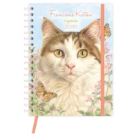 Bureau agenda - 2026 - Harde kaft - Franciens katten - Nacho - 17,6x23,8cm