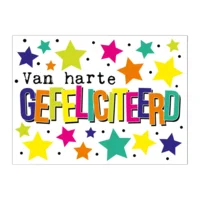 Kaart - Eyecandy - Van harte gefeliciteerd - EC23 -C