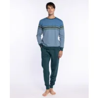 Punto blanco Pyjama Heren: Gemoltoneerd, Gestreept ( PUN.78 )